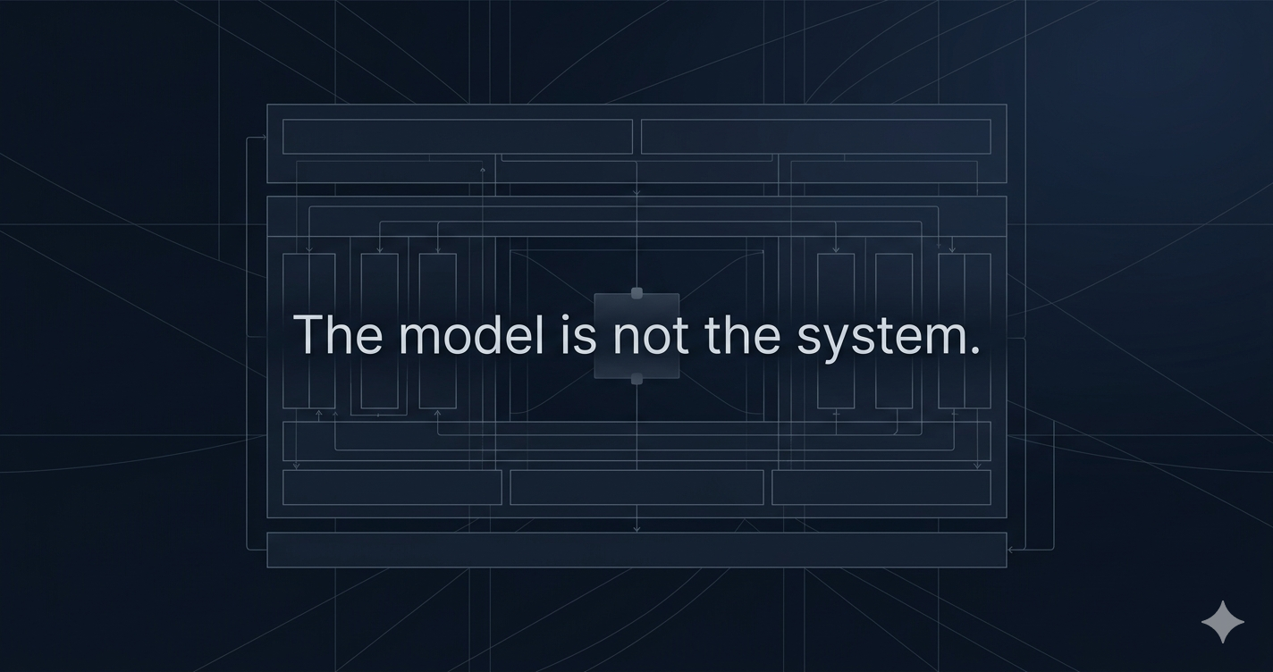 O modelo não é o sistema